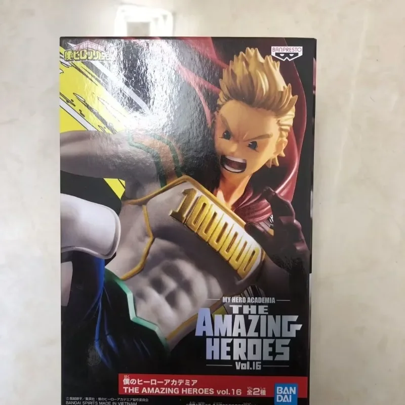 Anime oryginalny Bandai My Hero Academia Vol.16 milion pcv figurki zbieraj ozdoby figurka zabawki modele