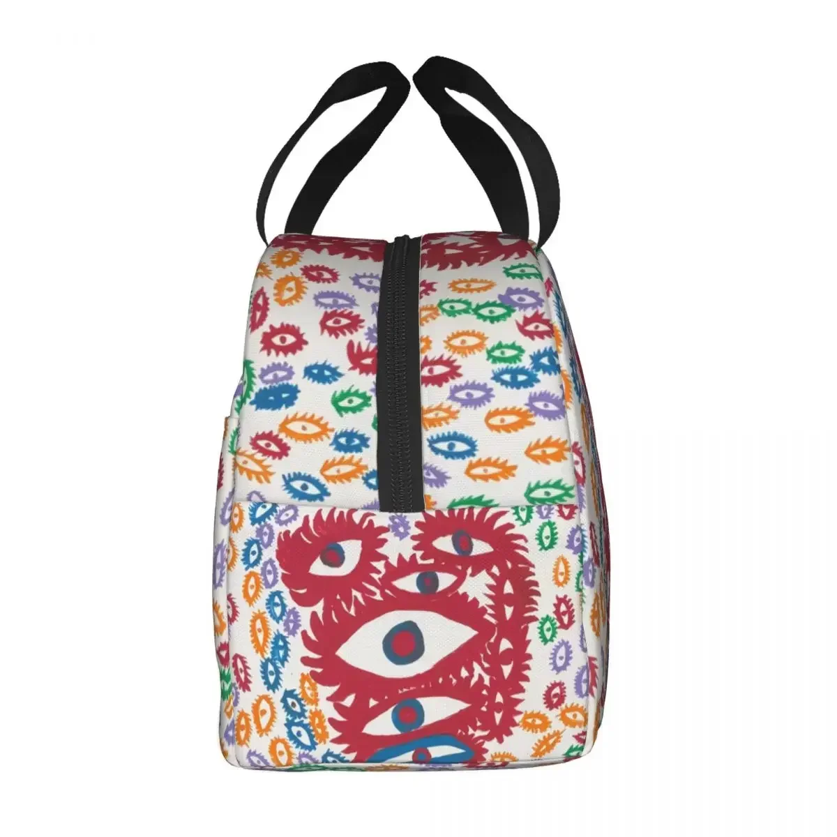 Yayoi Kusama Abstract Painting Insulated Lunch Bag Resuable Cooler Thermal Bento Box For Women Children Work Picnic Lunch Tote