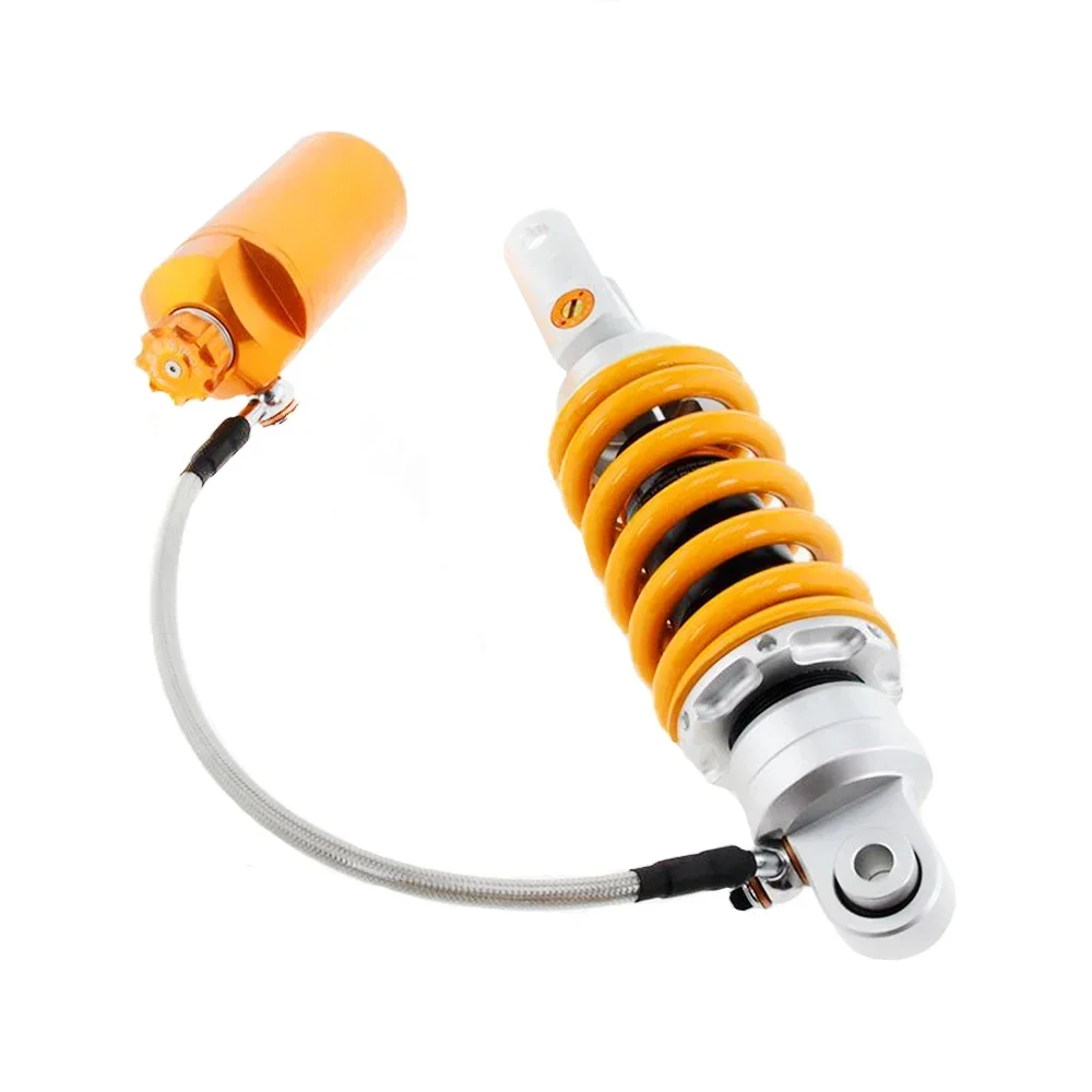 265mm Motorcycle Rear Damping adjustment Built-in hydraulic airbag shock absorber For Honda Yamaha Kawasaki Suzuki