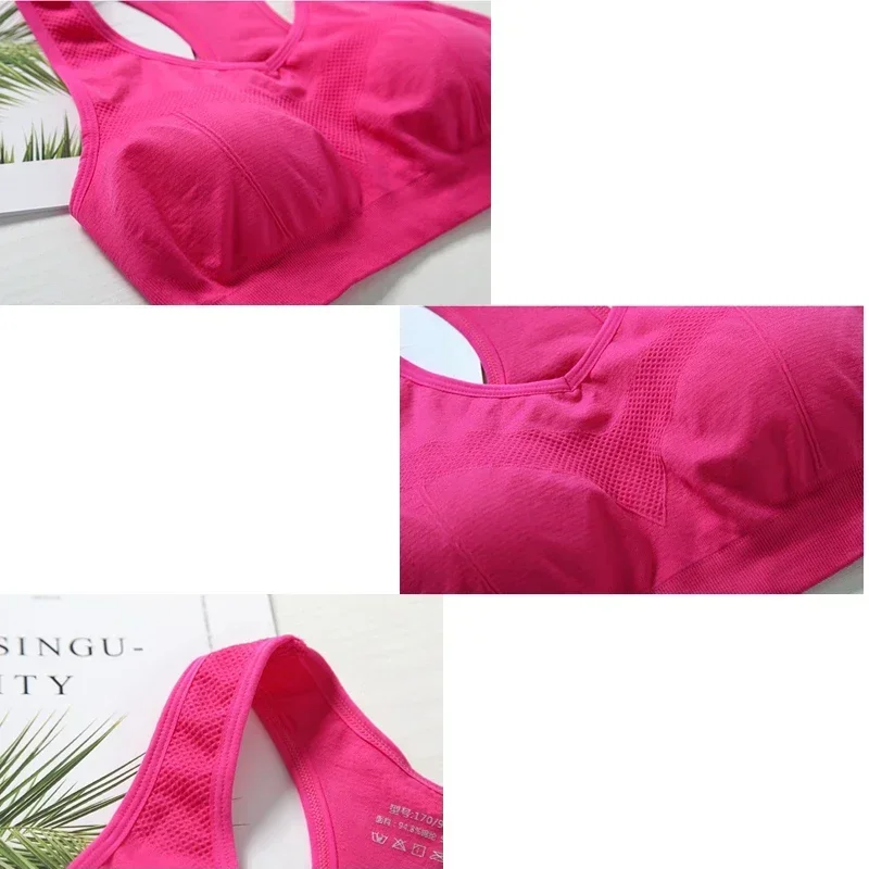 เสื้อกล้ามวิ่งระบายอากาศ บราออกกำลังกายไร้ตะเข็บ บราโยคะ บราสปอร์ตผู้หญิงแบบใหม่ บราฟิตเนสแบบดันทรง เสื้อชั้นในกีฬา เสื้อสปอร์ต