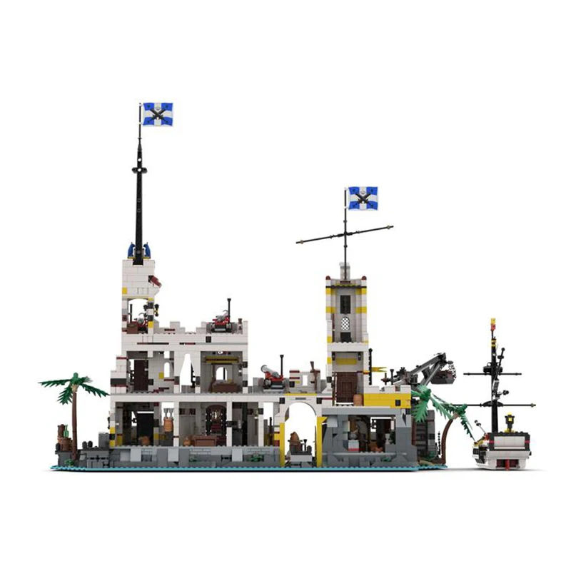 Modular MOC Eldorado General Headquarters Fortress Imperial Rapid Ship Building Blocks DIY Toys Bricks Christmas Birthday Gift