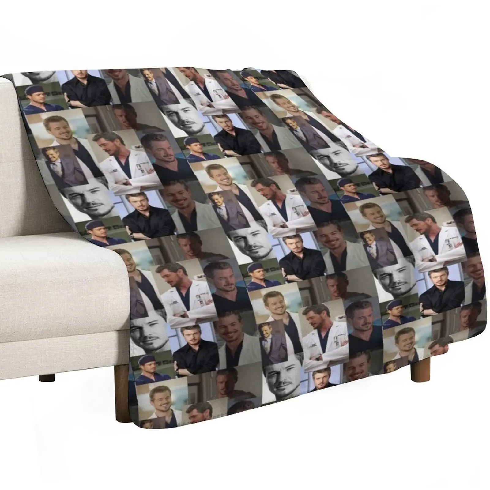 Mark sloan Throw Blanket Shaggy Retros Personalized Gift Soft Sleeping Bag Thermals For Travel Blankets