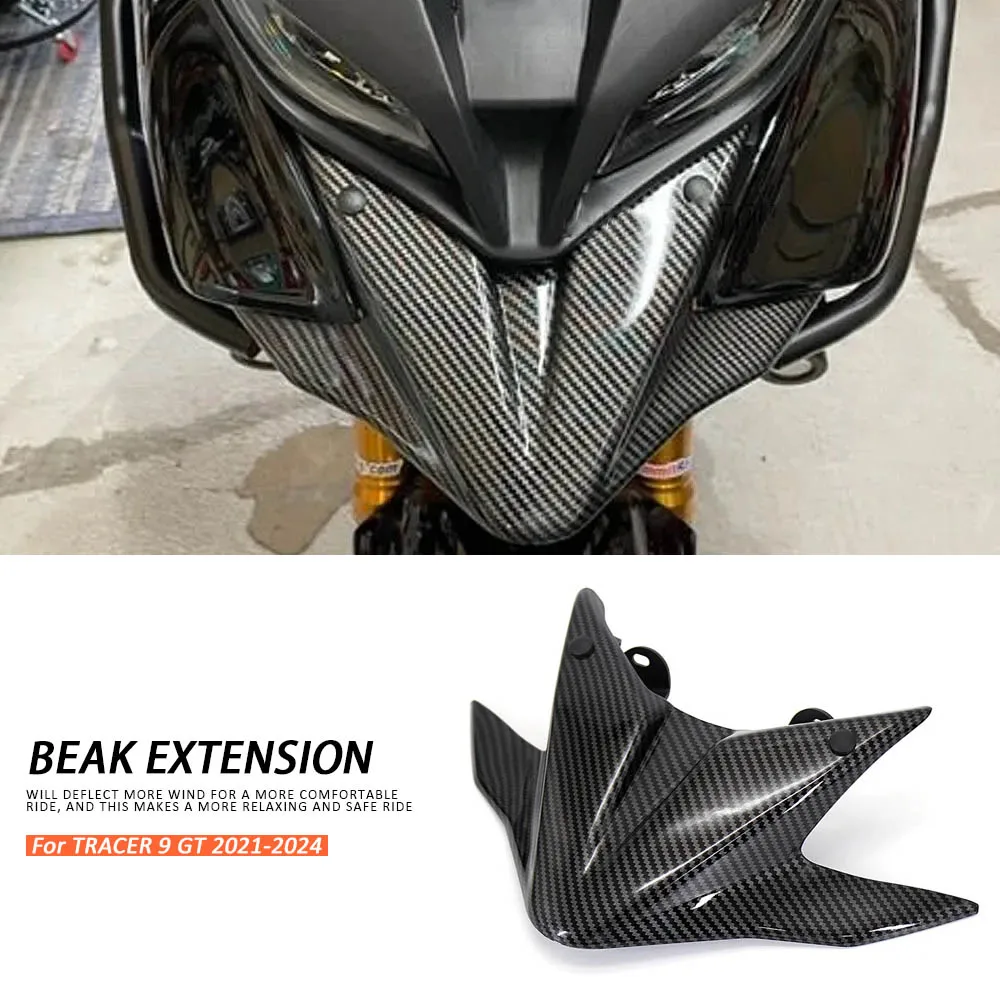 

Fender Beak Extension Cover For Yamaha Tracer 9 GT Tracer 900 TRACER9 Tracer9 GT 2021-2024 Front Headlight Mudguard