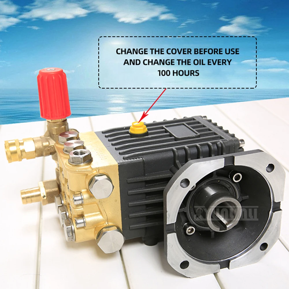 High Pressure Cleaner Motor Pump Head Commercial Car Washing Machine Fog Booster Plunger Pump Floor Farm Cleaning Machine view 6