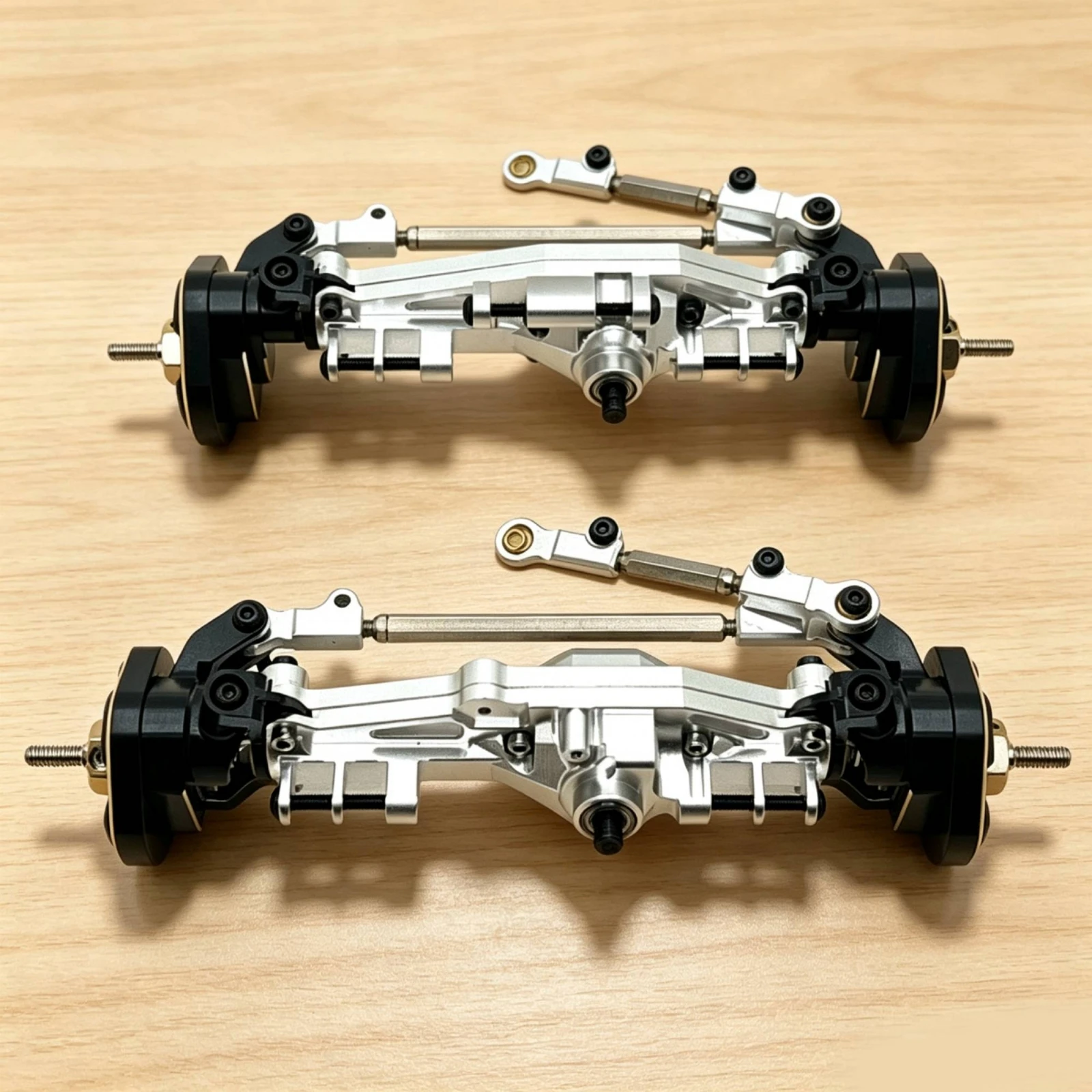 RC Car Axle Aluminum RC Axle with Steel Gears Axles Upgrade for Hobbyists, Trail Driving