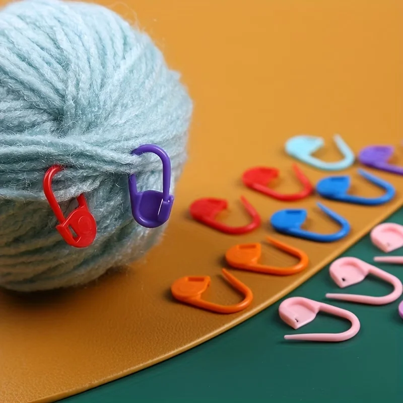 100-10000Pcs Mix Color Plastic Resin Small Clip Locking Stitch Markers Crochet Latch Knitting Tools Needle Clip Hook Sewing Tool