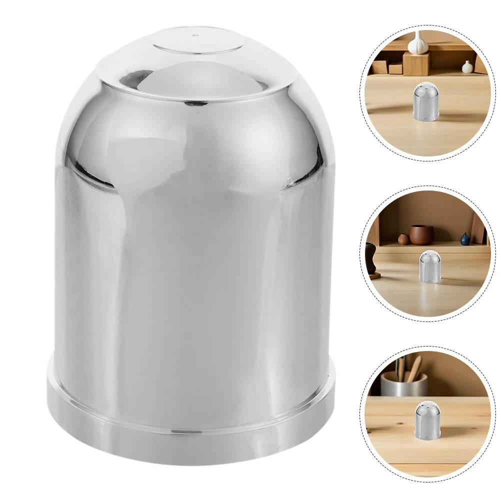 

2pcs Trailer Hitch Ball Cover Chrome Weatherproof Tow Ball Protector For Rv Suv Boat Trucks Durable Hitch Cover Cap Replacement