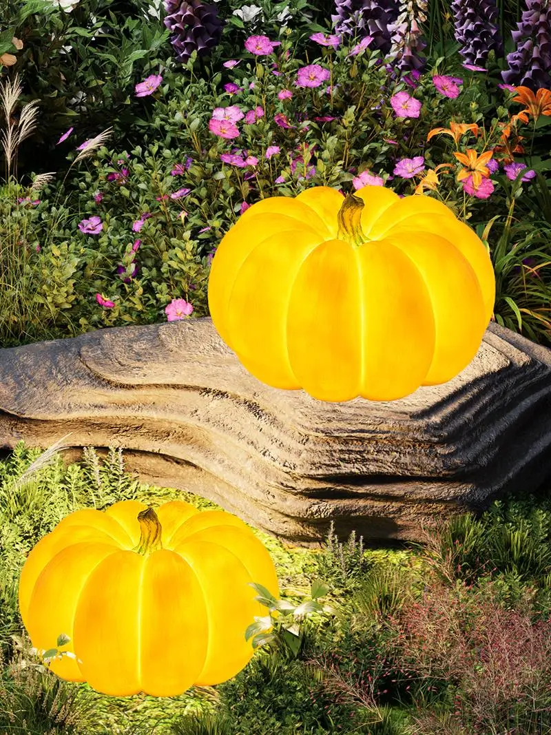 Landscape courtyard pumpkin floor lamp outdoor waterproofing