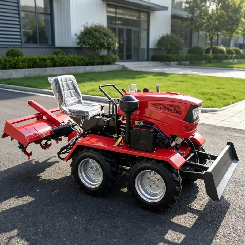 

Customized Hot-selling Wheeled Rotary Tiller, Full-scenario Four-wheel Cultivator, CE Certified Agricultural Machinery