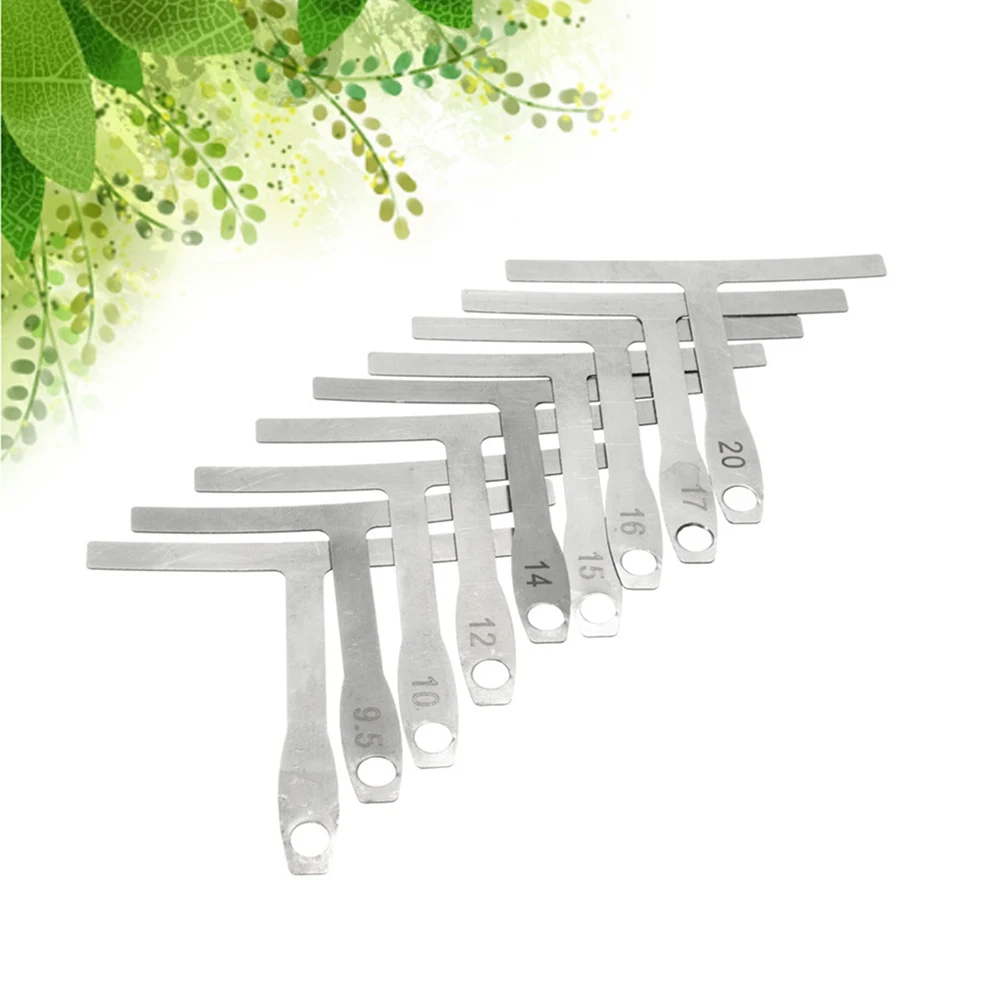 

9 PCS/Set Guitar T-Standard Multi-tool Luthier Kit Action Ruler Caliper Tools T-shaped