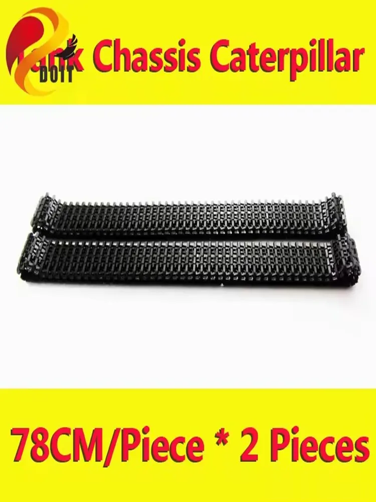 Plastic Track for Robot Tank Chassis Accessory Part Chain Pedrail Thread Wheel for Crawler Caterpillar Tracked Vehicle kit