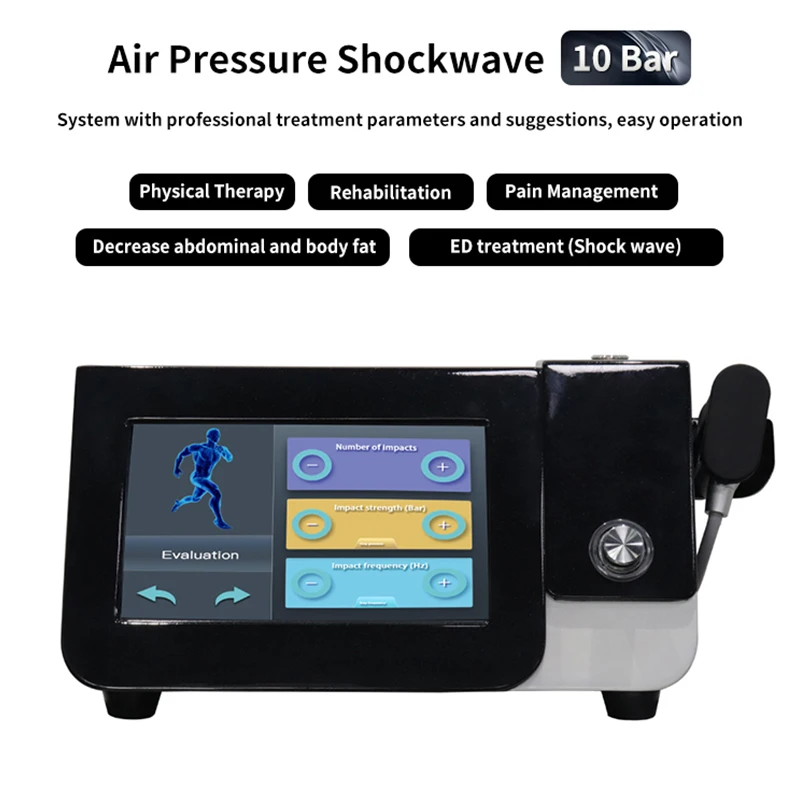 Physical Therapy Acoustic Radial Shock Wave Machine for Shoulder Pain Erectile Dysfunction Shockwave Therapy ED Treatment