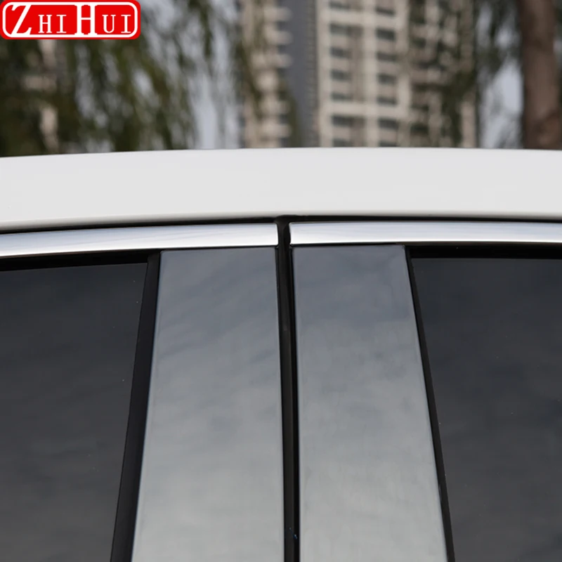Haval M6 2024 2023 2 세대 M6 플러스용 자동차 스타일링 창 밝은 스트립, 스테인레스 스틸 창 트림 스트립, 자동차 액세서리