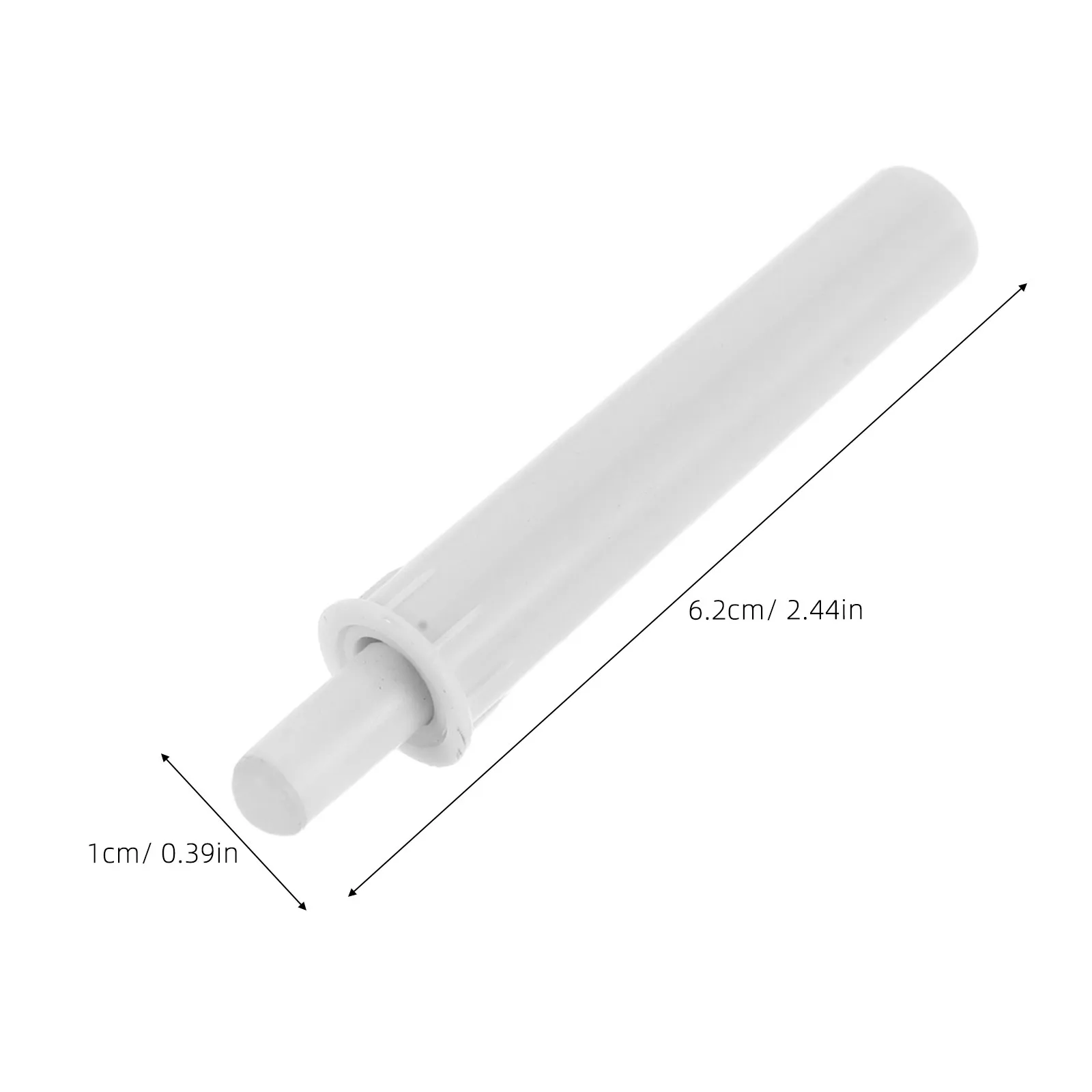 4Pcs Trash Can Damper Soft Close Hydraulic Plastic Piston Replacement Silent Lid Closer Household Wastebasket Repair Parts