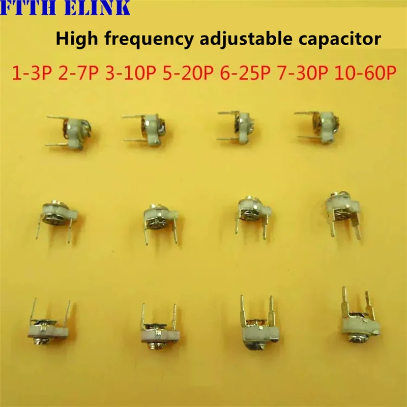 

Маленький керамический Регулируемый конденсатор с тонкой настройкой, 1-3P, 3-10P, 5-20P, 6-25P7-30P10-60P, 100 шт.