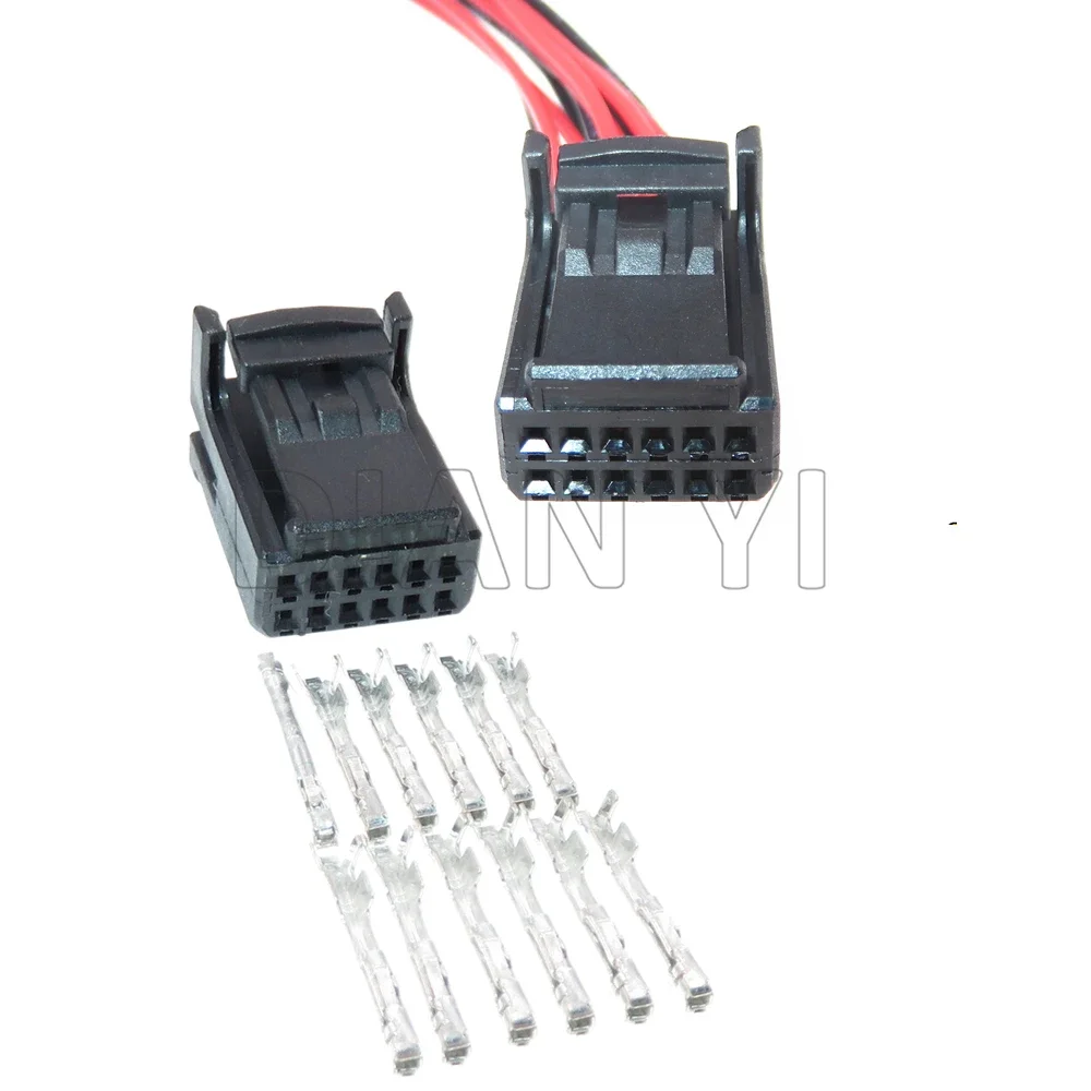 1-комплект-12-контактного-автоматического-разъема-жгута-проводов-переменного-тока-в-сборе-1318774-2-Клеммная-розетка-автомобильной-проводки-с-кабелями