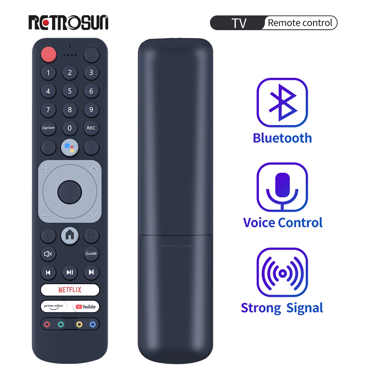 New Voice Bluetooth Remote Control for HOMATICS BIG Box R 4K SledovaniTV Kaba Bear Google TV