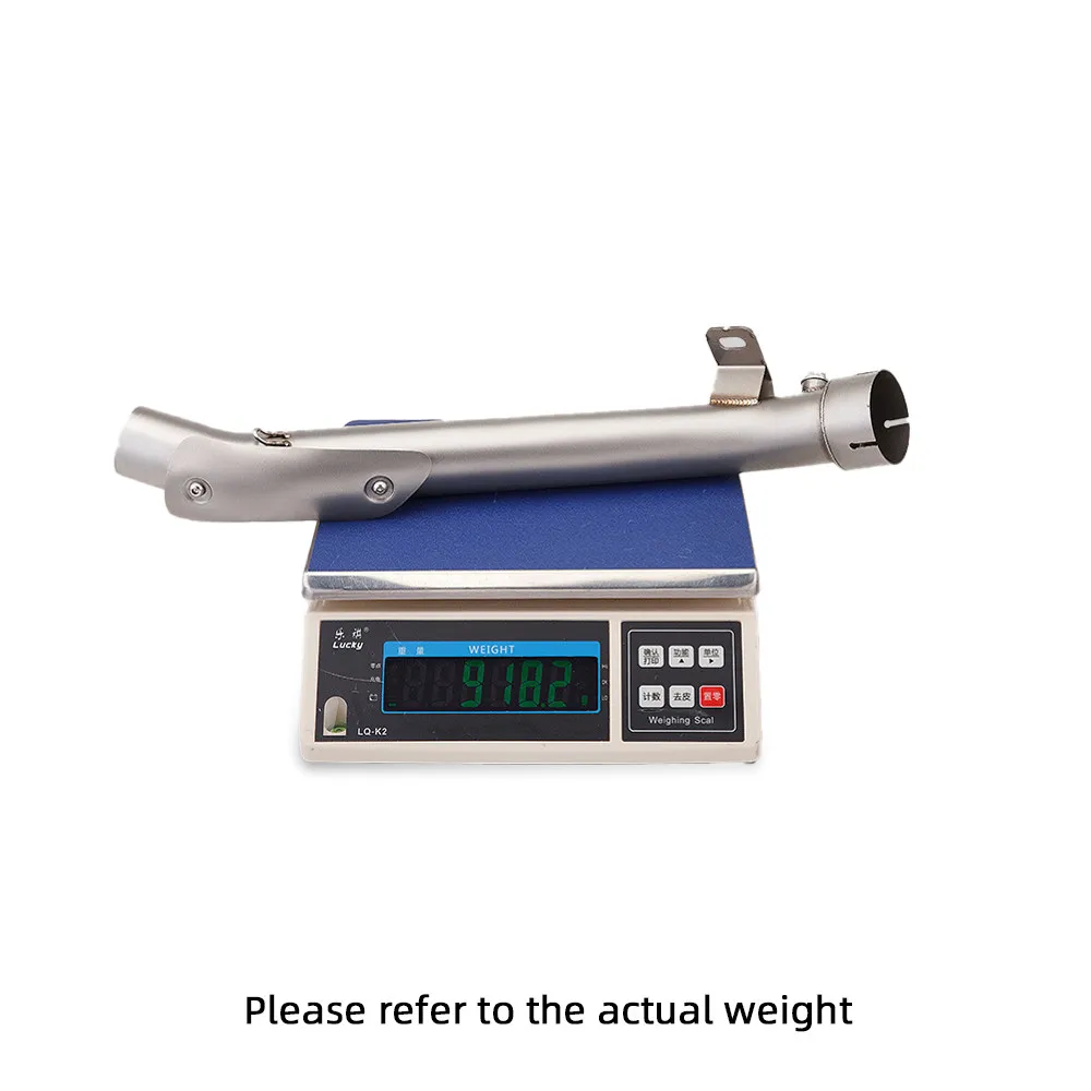 For Suzuki GSX-R1000 2007-2011 Carbon Motorcycle Exhaust Mid Link Pipe Slip-on Exhausts Pipes