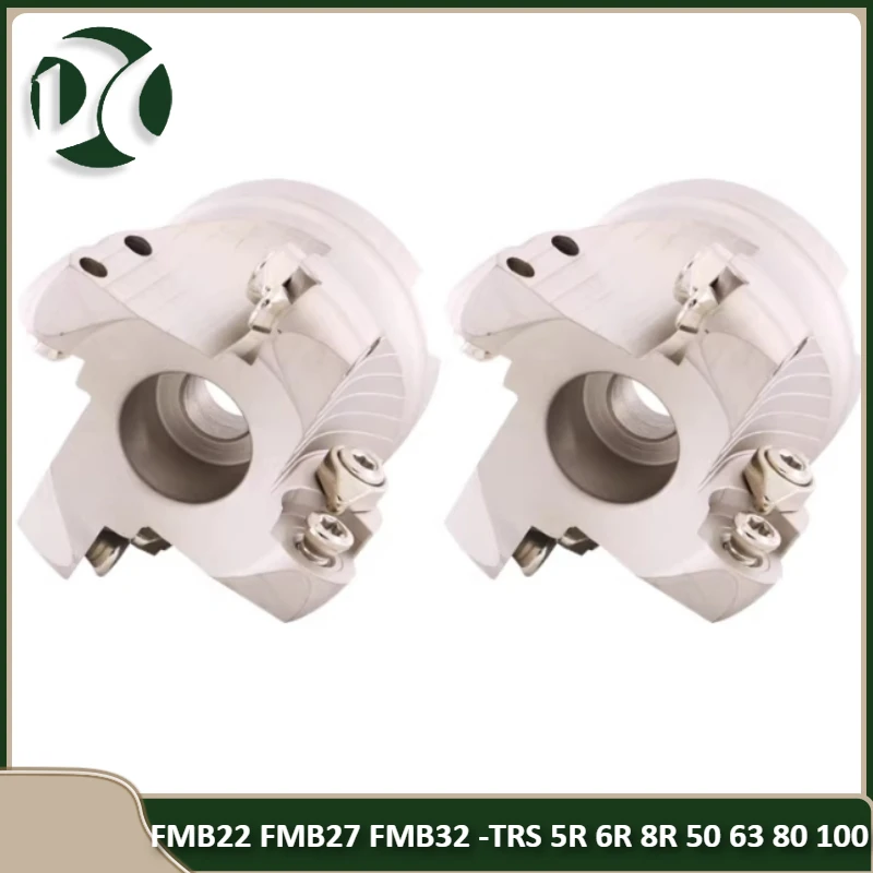 TRS 5R 6R 8R 50 63 80 100 Milling Cutter Head for FMB22 FMB27 FMB32 Tool Holder RDMW10T3 RDMW1204 RDMW1604 Carbide Round Insert