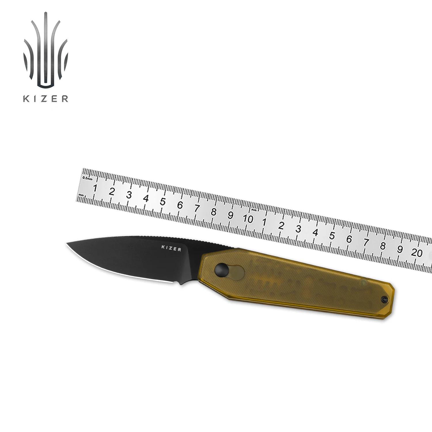 

Kizer Folding Pocket Knife Tomb V3692A1/A2/A3/A4 PEI/Aluminum/Damascus G10/Mkuruti Wood Handle With NitroV Blade Outdoor Knife