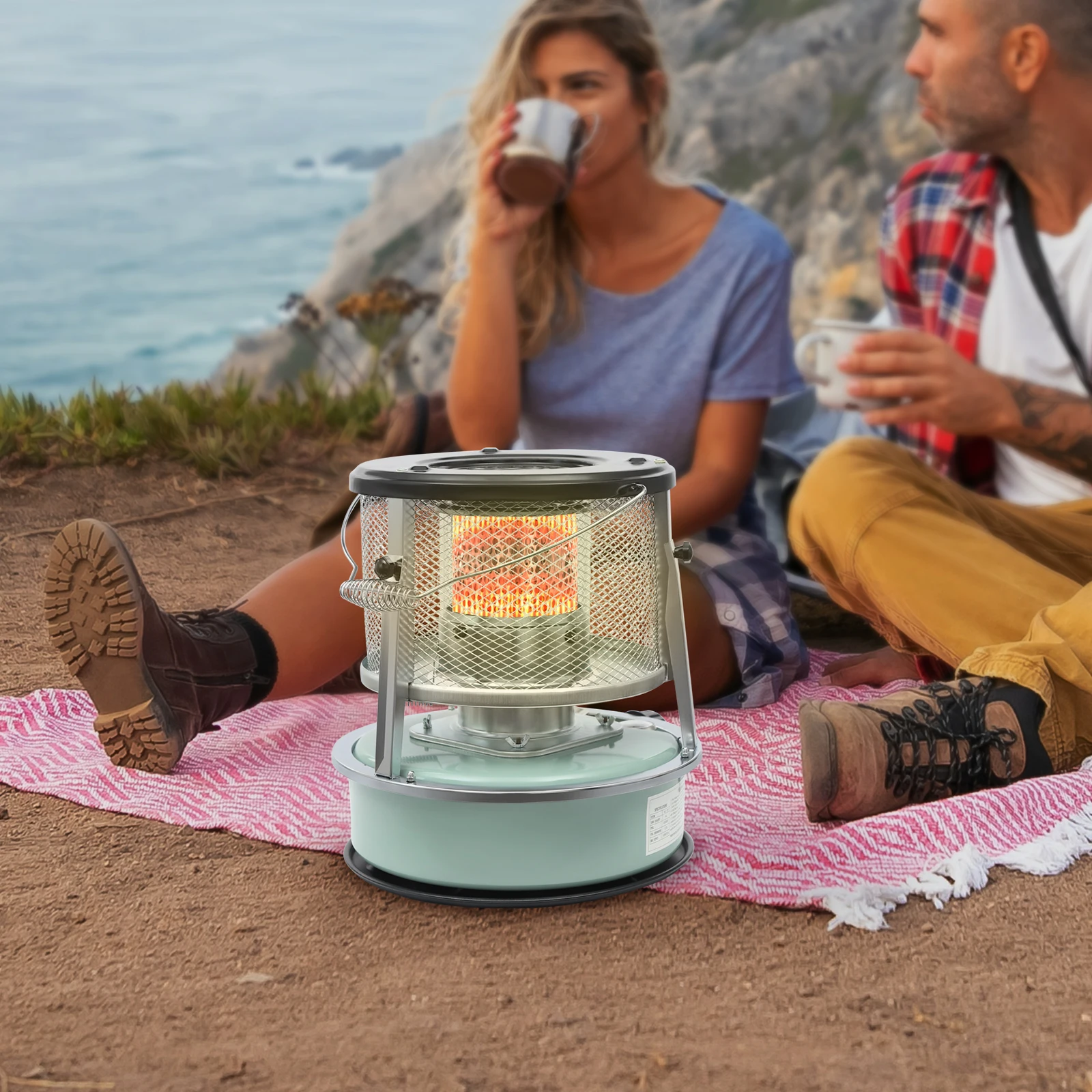 

Kerosene Heater, Green Outdoor Kerosene Stove Heater, Portable Kerosene Heater for Indoor Outdoor Use Camping, Garage, Emergency