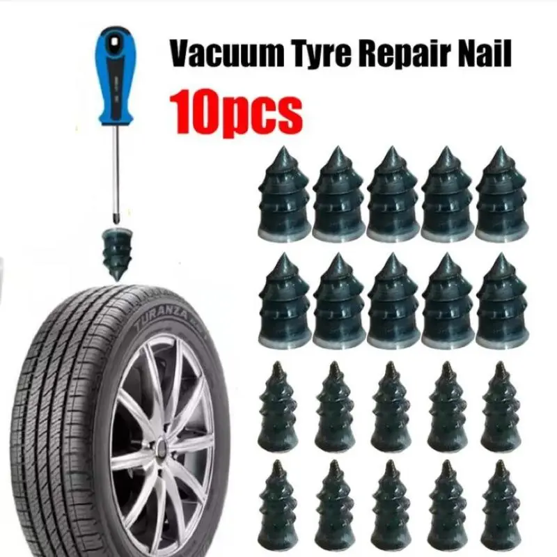 10pcs/set Motorcycle Car Vacuum Tyre Repair Nail for Fiat Panda Bravo Punto Linea Croma 500 595 Ducato Tipo Doblo Stilo Freemont