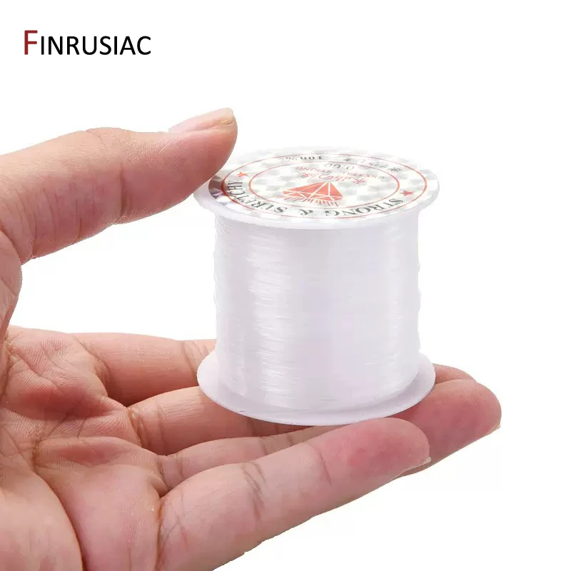 50 m/Rolle, starke elastische Kristall-Perlenschnur, 0,8 mm Schnüre, Linie für Armbänder, Halskettenherstellung, Zubehör, DIY-Perlenarmband – Detail 15