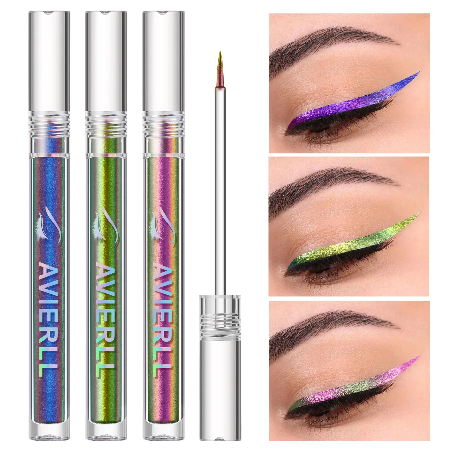 Color Changing Chameleon Eyeliner – Optical Effect, Long-lasting, Waterproof, Smooth Application for Stunning Eyes