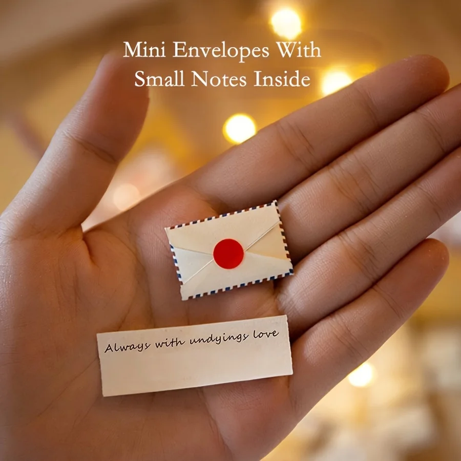 

Cute Mini Envelopes Small Notes | Romantic Valentine's Day Gift Greeting Supplies for DIY Craft Party Favor