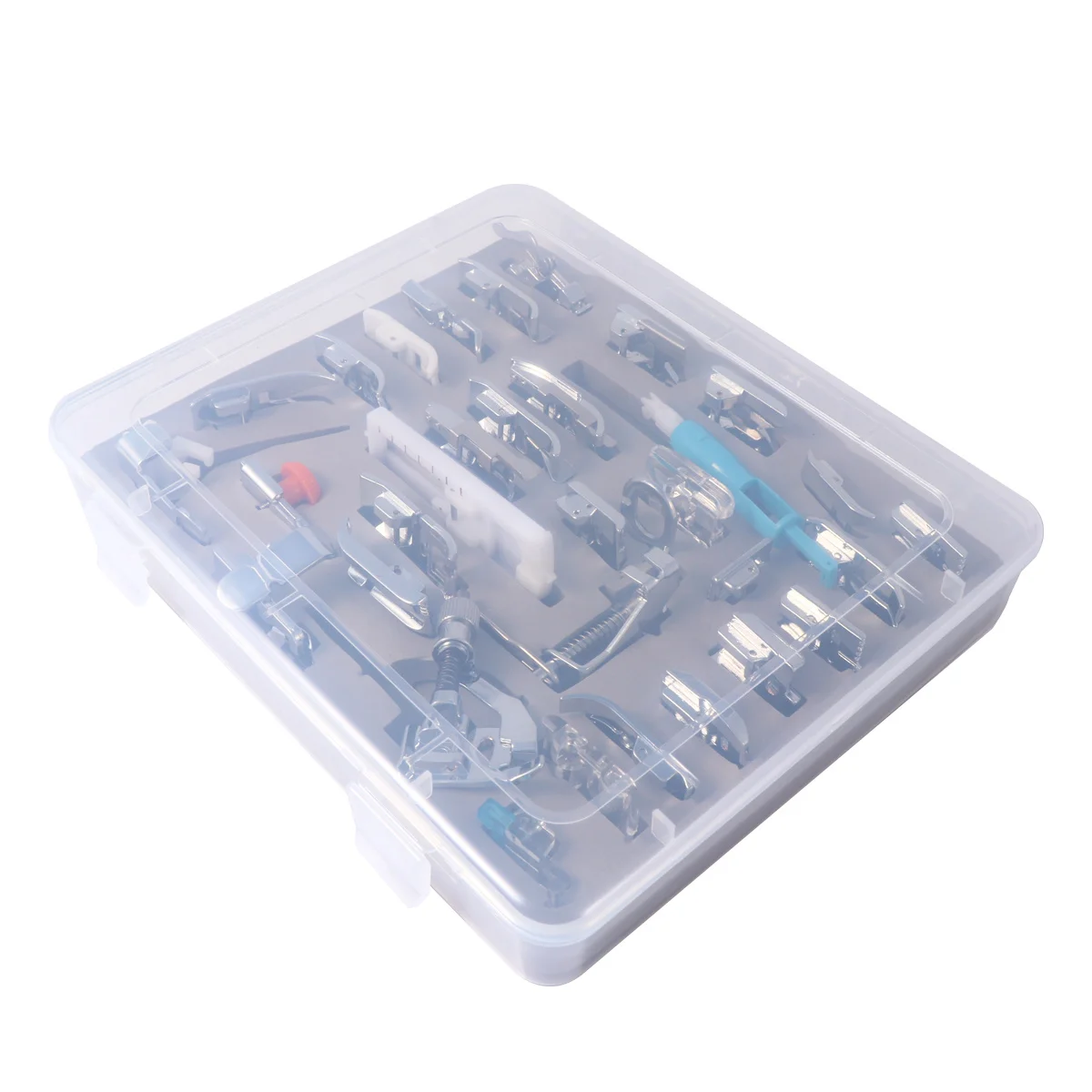 

1Set Sewing Machine Presser Foot Alloy Metal Durable Rolled Accessories for Household Industrial Machines Wide Application