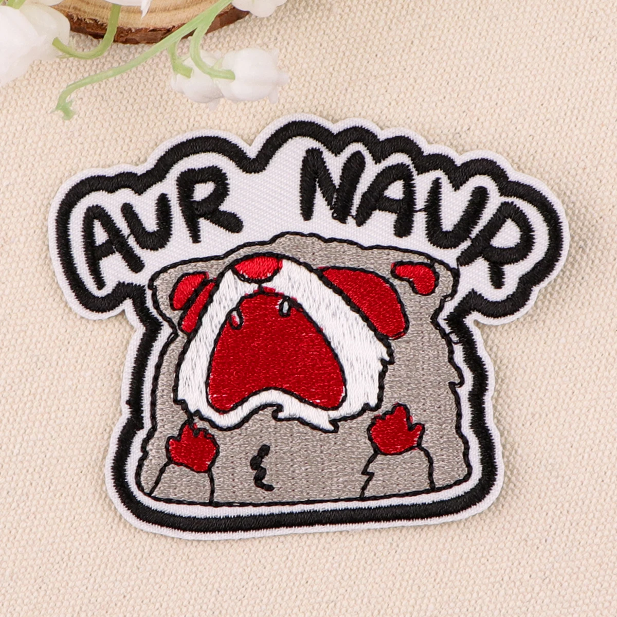 Motivational Phrase Embroidered Animal Patches On Clothes On Patches For Clothing DIY Patch Jackets Sew Sticker Gifts for Friend