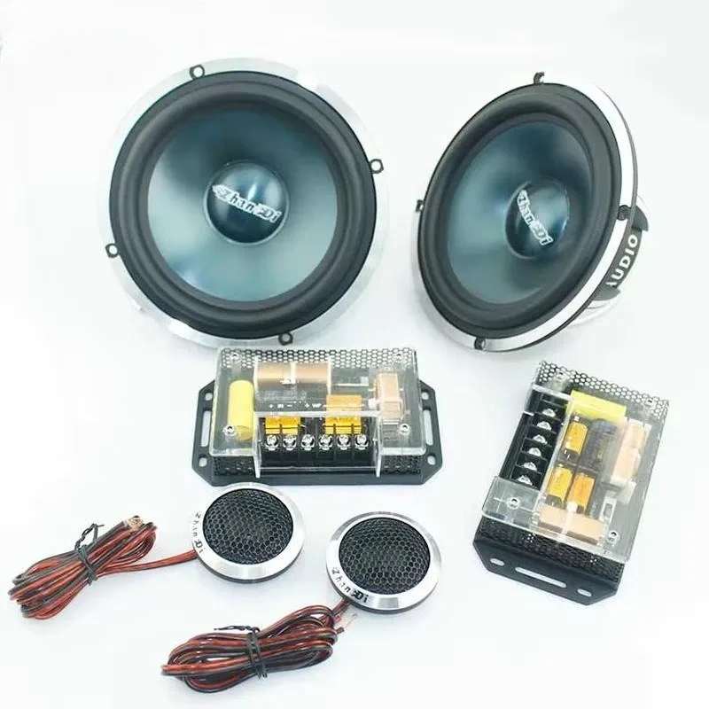 Good Quality Factory Directly Aluminum Basket 6.5inch 2-Way Component Speakers for Accord Insight City Car Audio