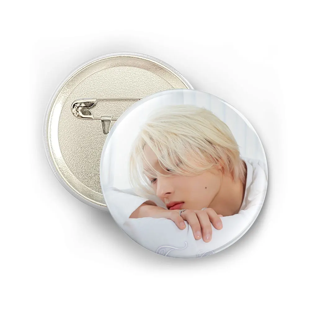 58mm Pin ATEEZ YOUR FRIENDLY GHOST Badge KPOP Brooch Collectible Fashion Accessory for Fans Backpack/T-shirt image 4