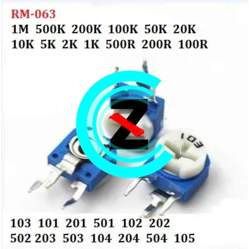 20PC 10K RM-063-103…