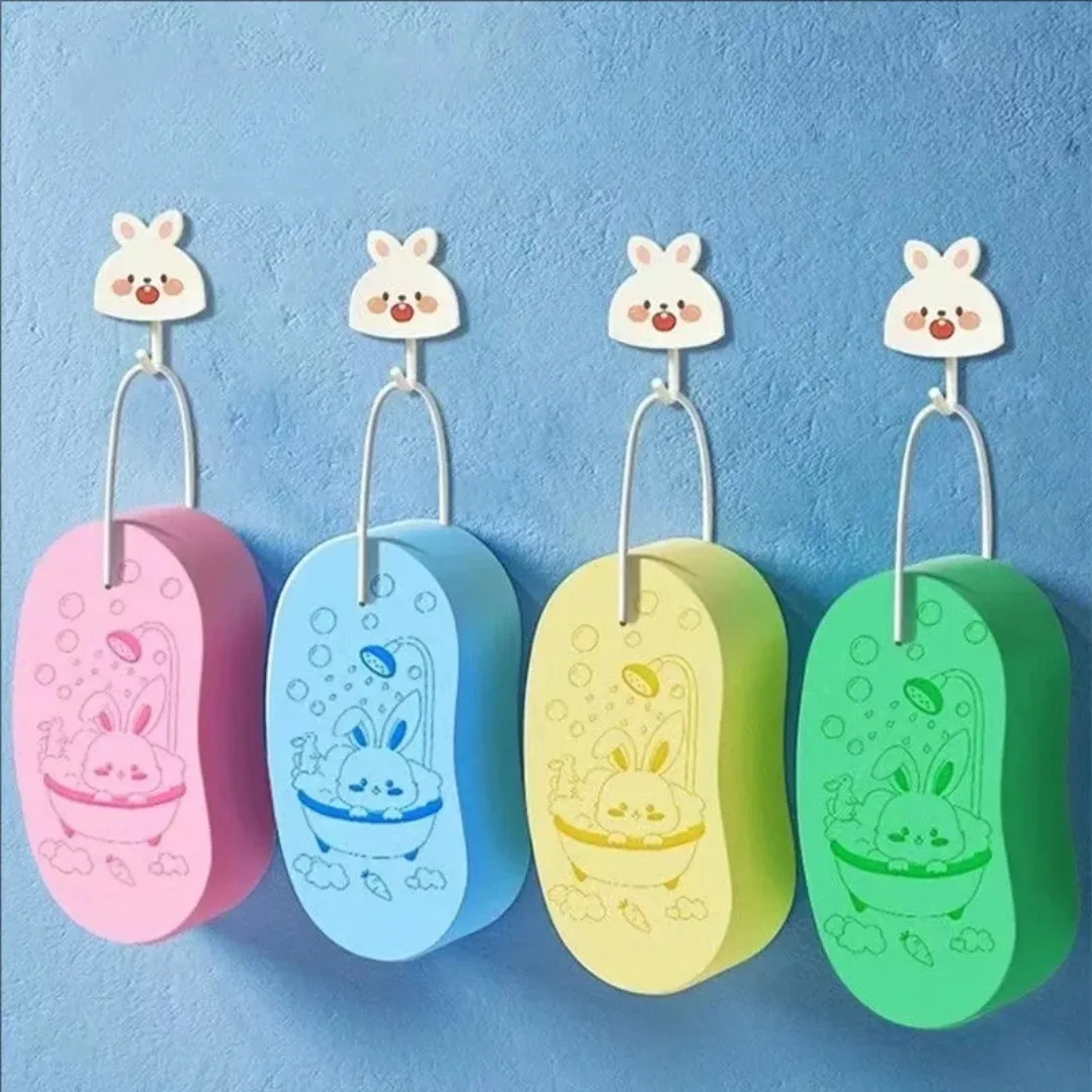 Soft Bath Sponge Body Scrub Bast Wisp Massage Brush Relax Exfoliating Sponge for Bathing Remove Dirt Skin Care Bath Accessories