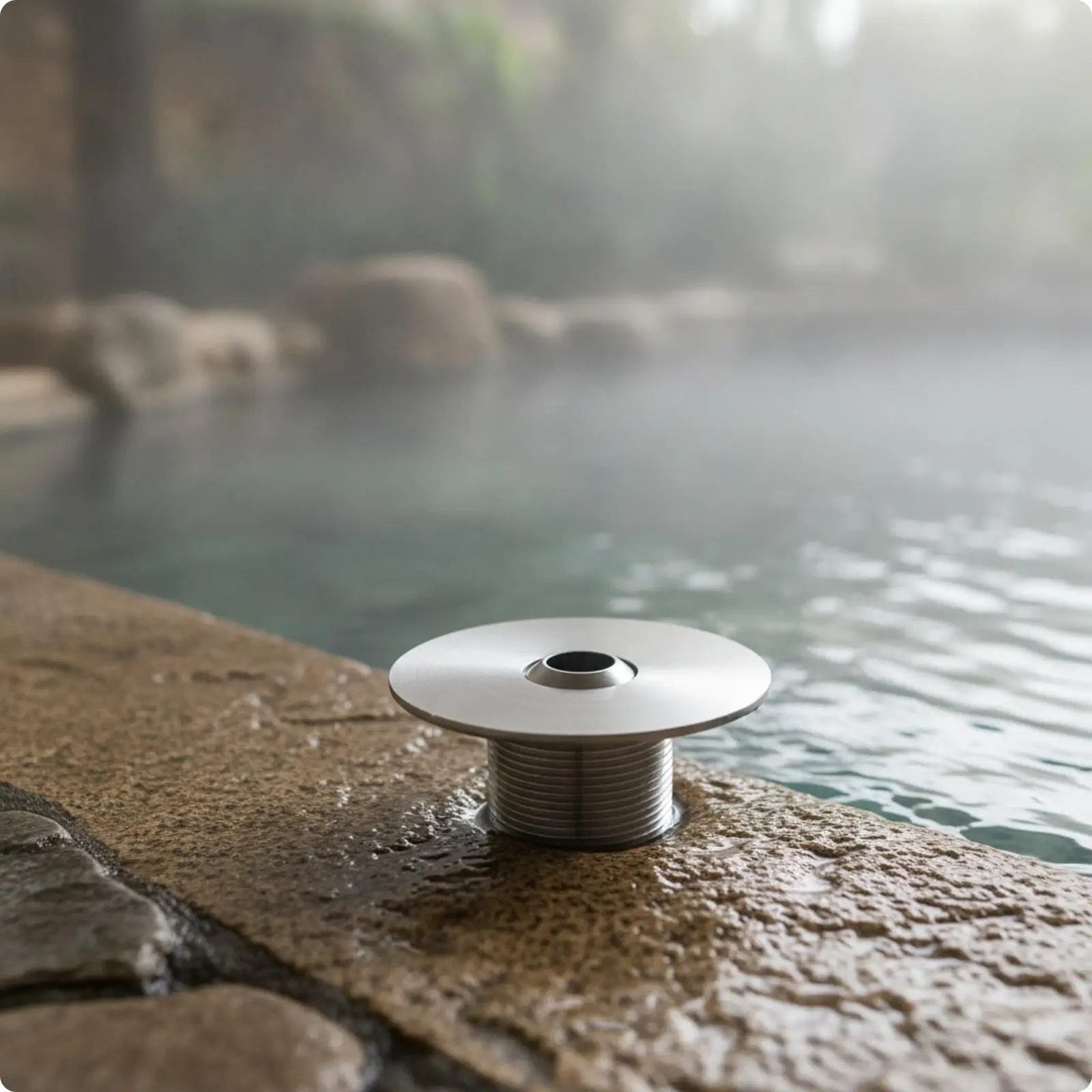 Adjustable Swimming Pool Nozzle 304 Stainless Steel Threaded Water Jet Fitting for Spa Bathtub Circulation