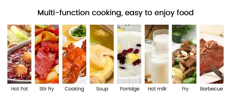 뜨거운 판매 5 버너 스토브 주방 가전 전기 스토브 고전력 공장 가격 내장 유도 밥솥