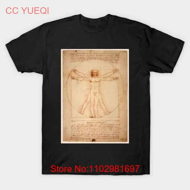 Vitruvian Man T-Shirt S-5XL Fast Shipping