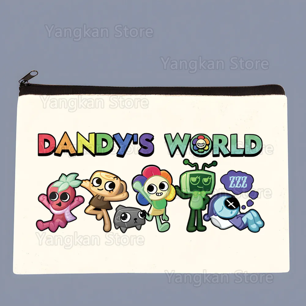 

Dandys World Makeup Bag Travel Toiletry Organizer Pouch Female Canvas Zipper Cosmetic Bags Best Gift