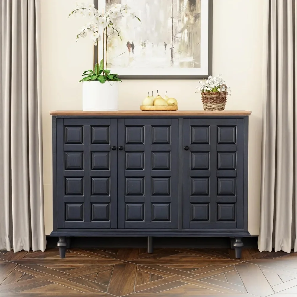 Retro Plaid Storage Cabinet 6