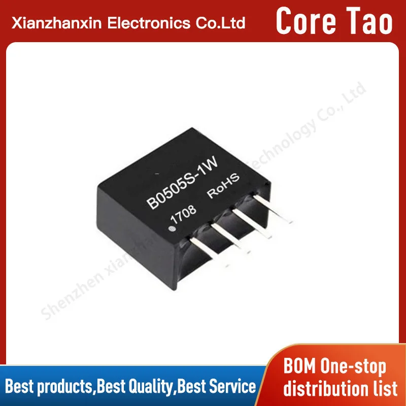 5PCS/LOT B0505S-1W B0505 0505 Isolated power supply module 5v to 5v SIP4 voltage 1500v