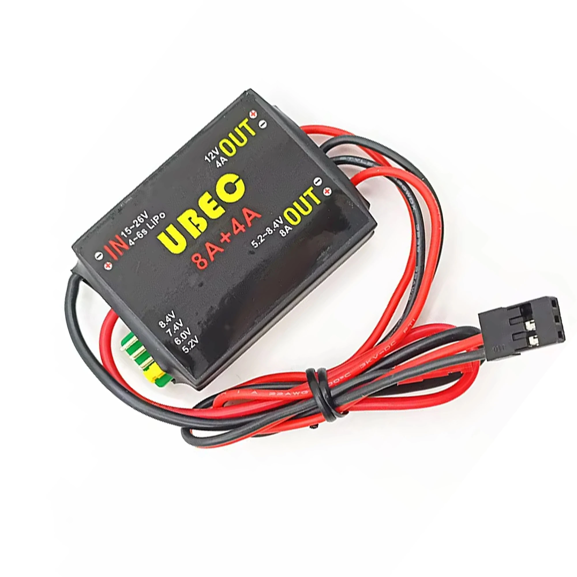 2S-6S 6-36V DUAL UBEC 8A + 4A y UBEC 8A/16A BEC 5,2/6,0/7,4 V/8,4 V Servo fuente de alimentación separada RC coche Fix-Wing avión Robot brazo