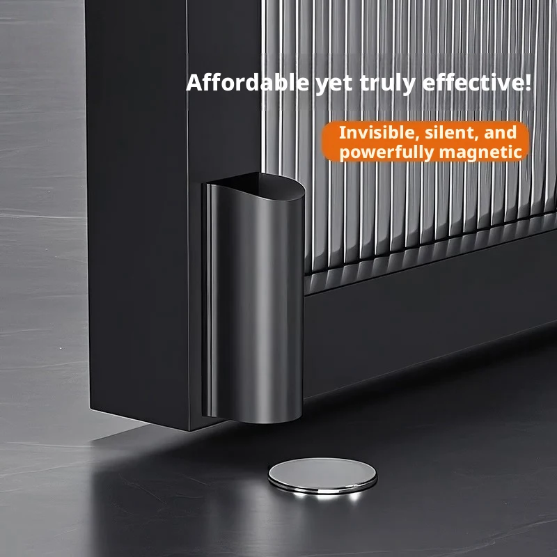 

Hidden Magnetic Door Stopper: Wall Protector Bumper & Home Decor Furniture Hardware
