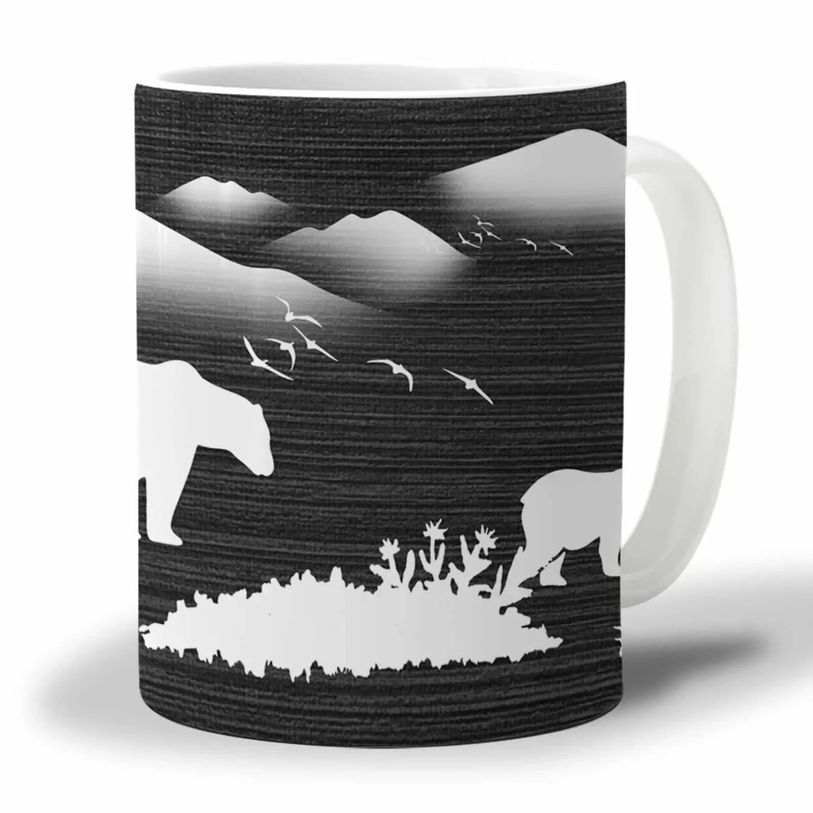 

Coffee Mug Silhouette Bird Animal Custom Cup Original Mugs Free Shipping Cups Ceramic Personalized Drinkware Kitchen Dining Bar