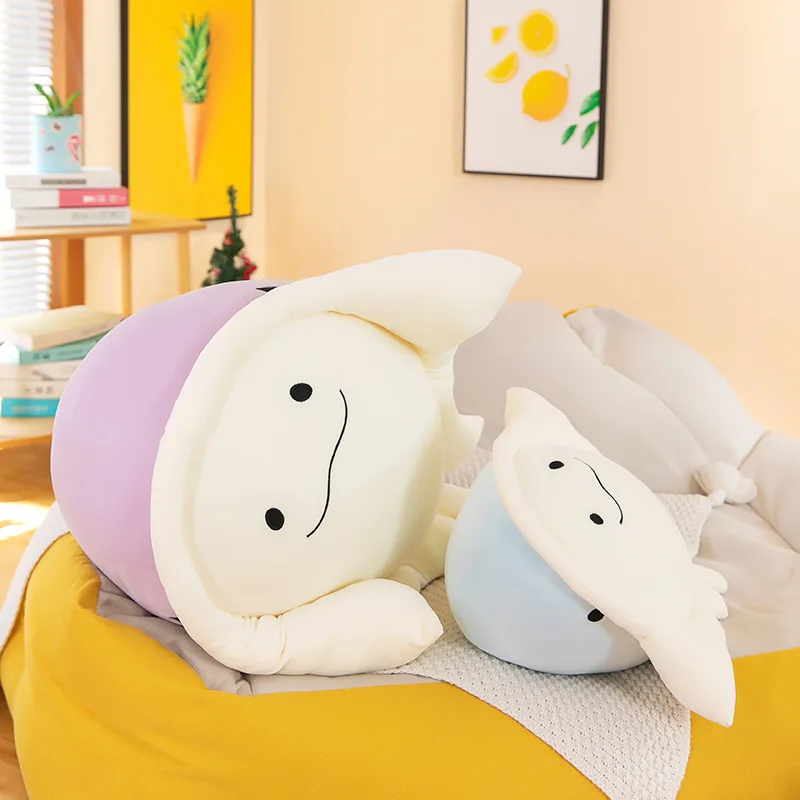 Kawaii ألعاب من نسيج مخملي لطيف مانتا راي وسادة نوم محشوة دمية مضحك الشيطان أميجورومي لعبة لينة للأطفال هدية عيد ميلاد بلوشي #3