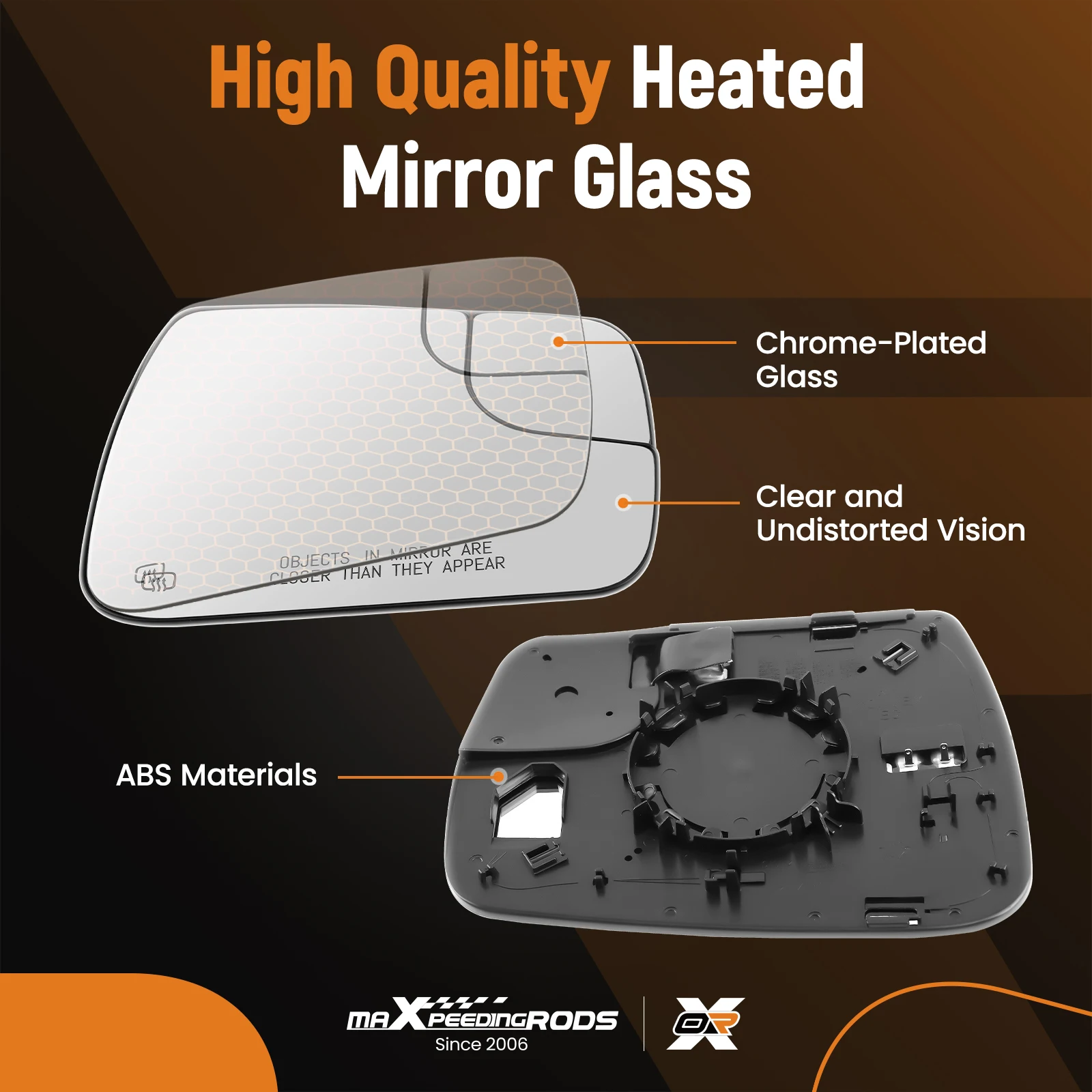 الركاب الجانب الأيمن ساخنة العمياء مرآة استبدال ل دودج ل رام 2019 2020 2021 1500 مرآة الزجاج 68402036 أأ