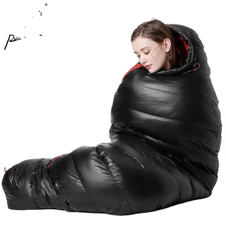 Mummy Sleeping Bag, Custom Down Filled Outdoor, Backpacking Mountaineering Gear for Adults Camping Travel Use