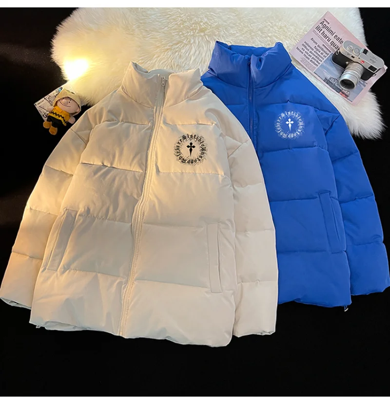 Nuovo inverno spesso caldo piumino classico parka da uomo cappotto coppia Outfit giacche