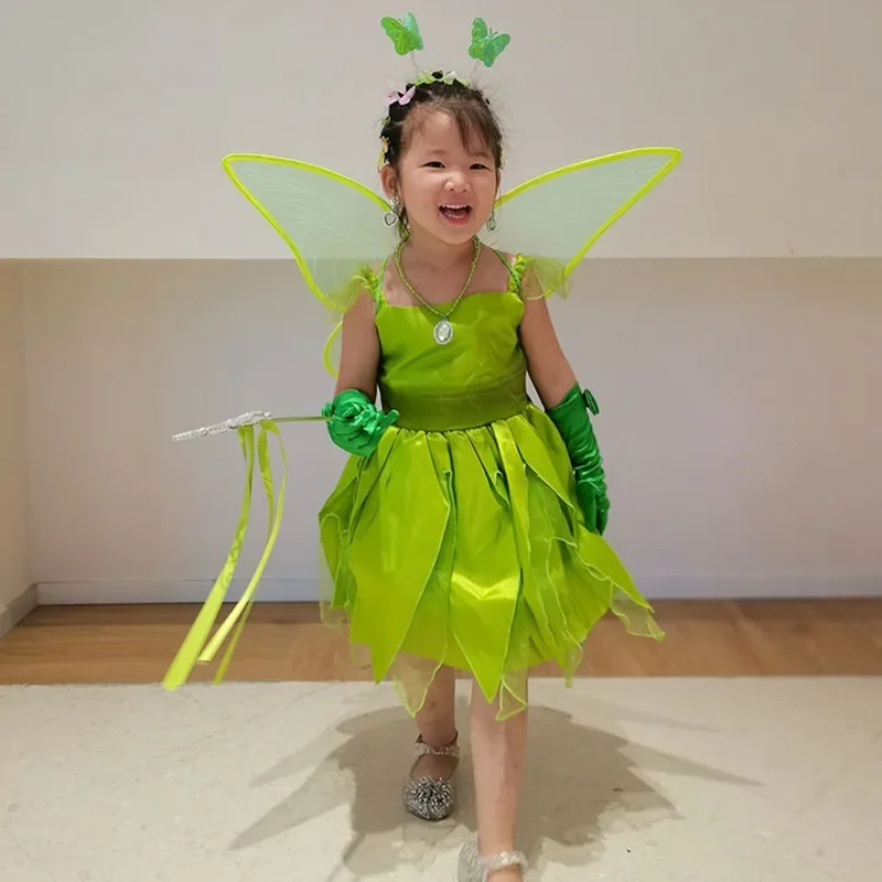 Boys Peter Pan Kids Elf Cosplay Costume Carnival Party COS Tshirt pants Suit girls Tinkerbell Dress Superhero Halloween Costumes