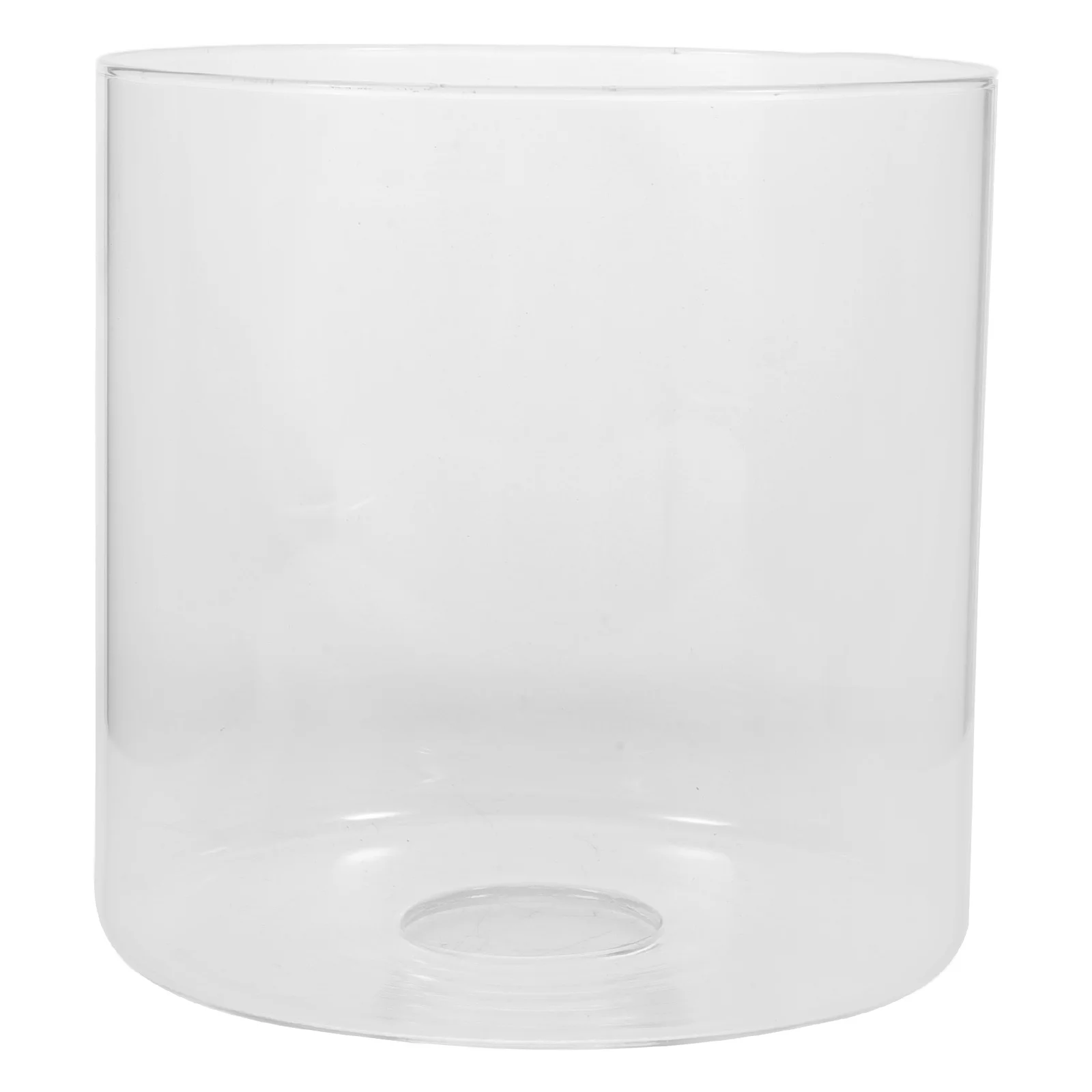 

Clear Glass Shade Replacement Transparent Cylinder Lampshade 5.89x5.89x5.70in Open Bottom E27 Socket Pendant Light Fixture Cover